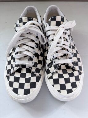 Unisex Vans Sid Dx Black White Checkerboard Low Top Canvas Sneakers